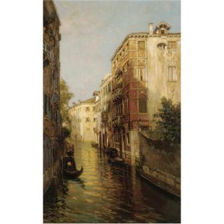 Bernardo Hay - Canal In Venice