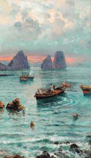Bernardo Hay - Fishermen off Capri