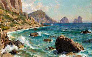 Bernardo Hay - The coast of Capri