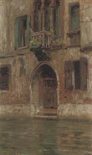 Bernardo Hay - The house of Lord Byron, Venice