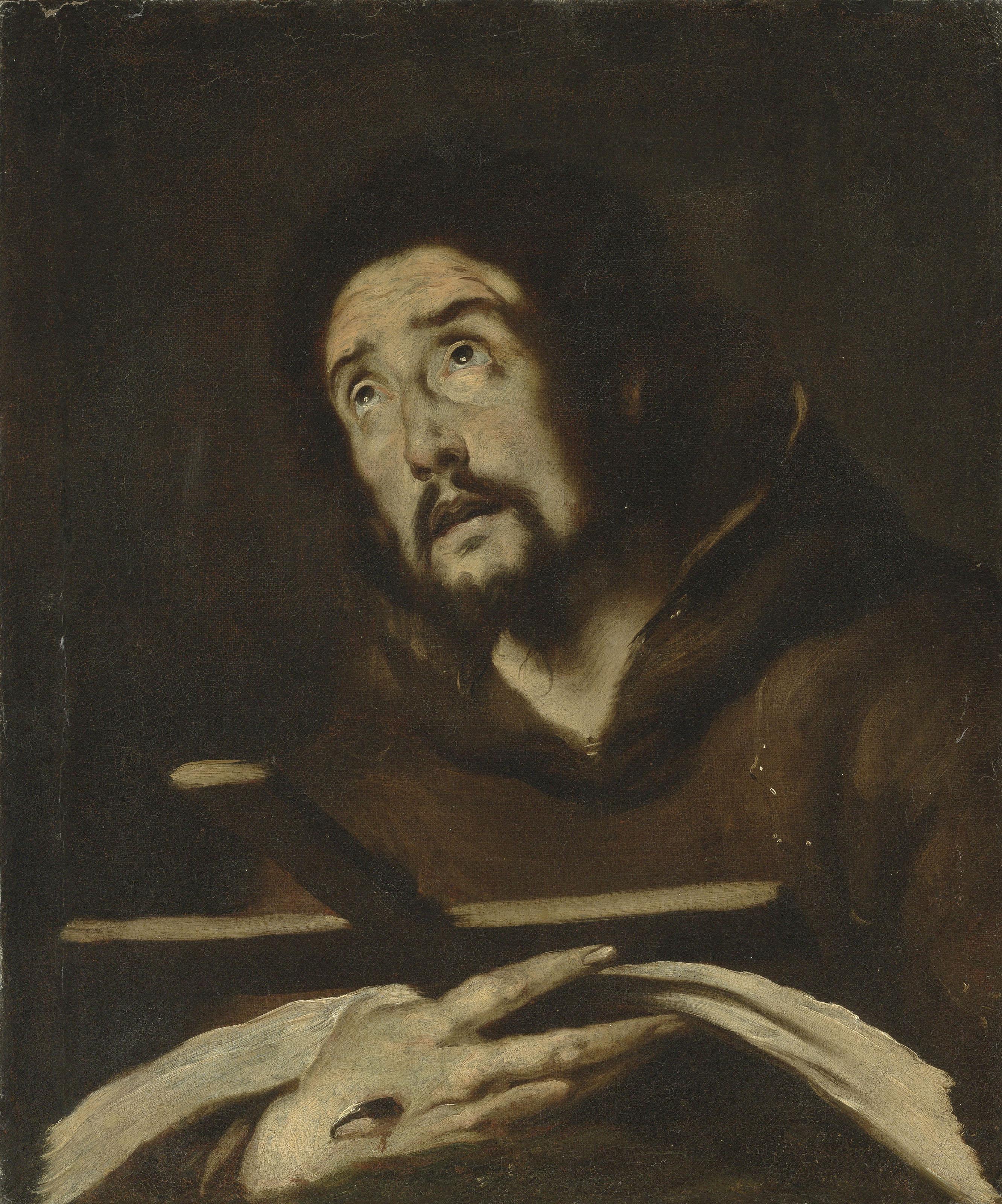Bernardo Strozzi - Saint Francis in Ecstasy