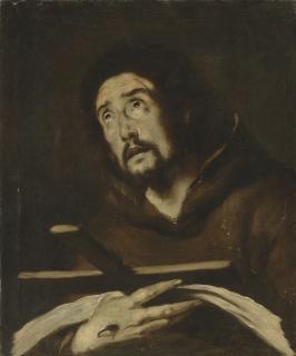 Bernardo Strozzi - Saint Francis in Ecstasy