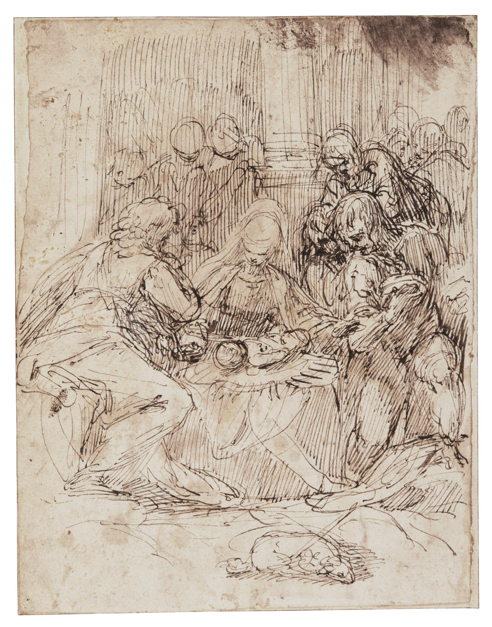 Bernardo Strozzi - The Adoration Of The Shepherds