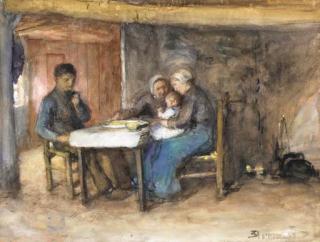 Bernardus Johannes Blommers - After the meal