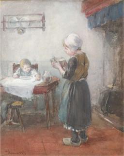 Bernardus Johannes Blommers - Breakfast Time
