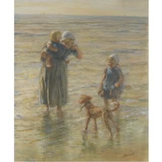 Bernardus Johannes Blommers - Dutch a Sunny Day On The Beach