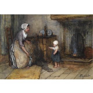 Bernardus Johannes Blommers - Mending The Nets