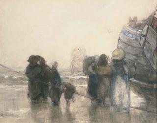 Bernardus Johannes Blommers - Sorting the catch