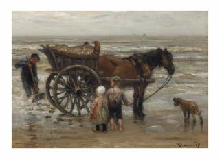 Bernardus Johannes Blommers - The shell fishers