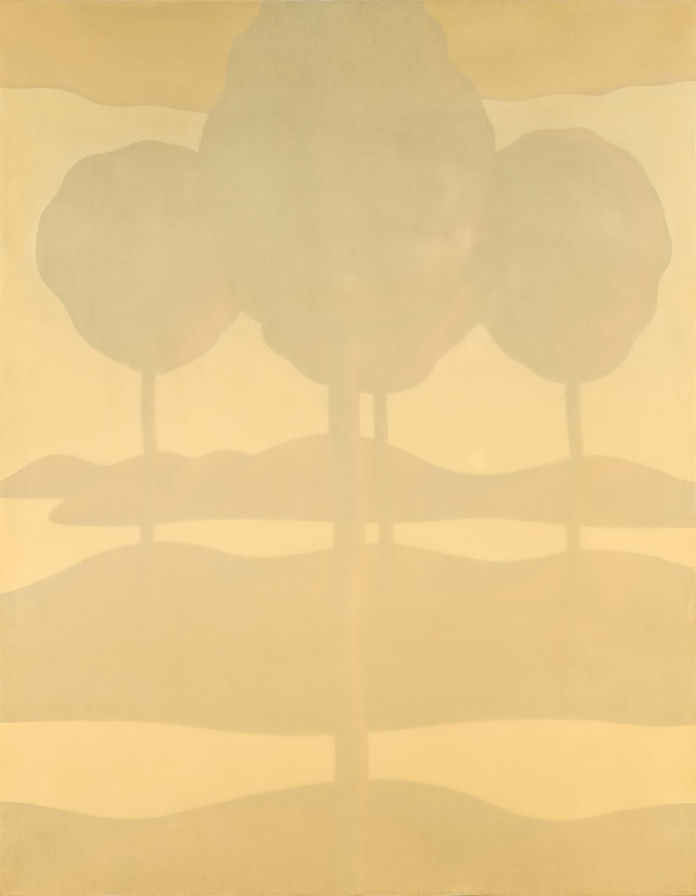 Bernd Koberling - Ohne Titel (Bäume am Wasser).