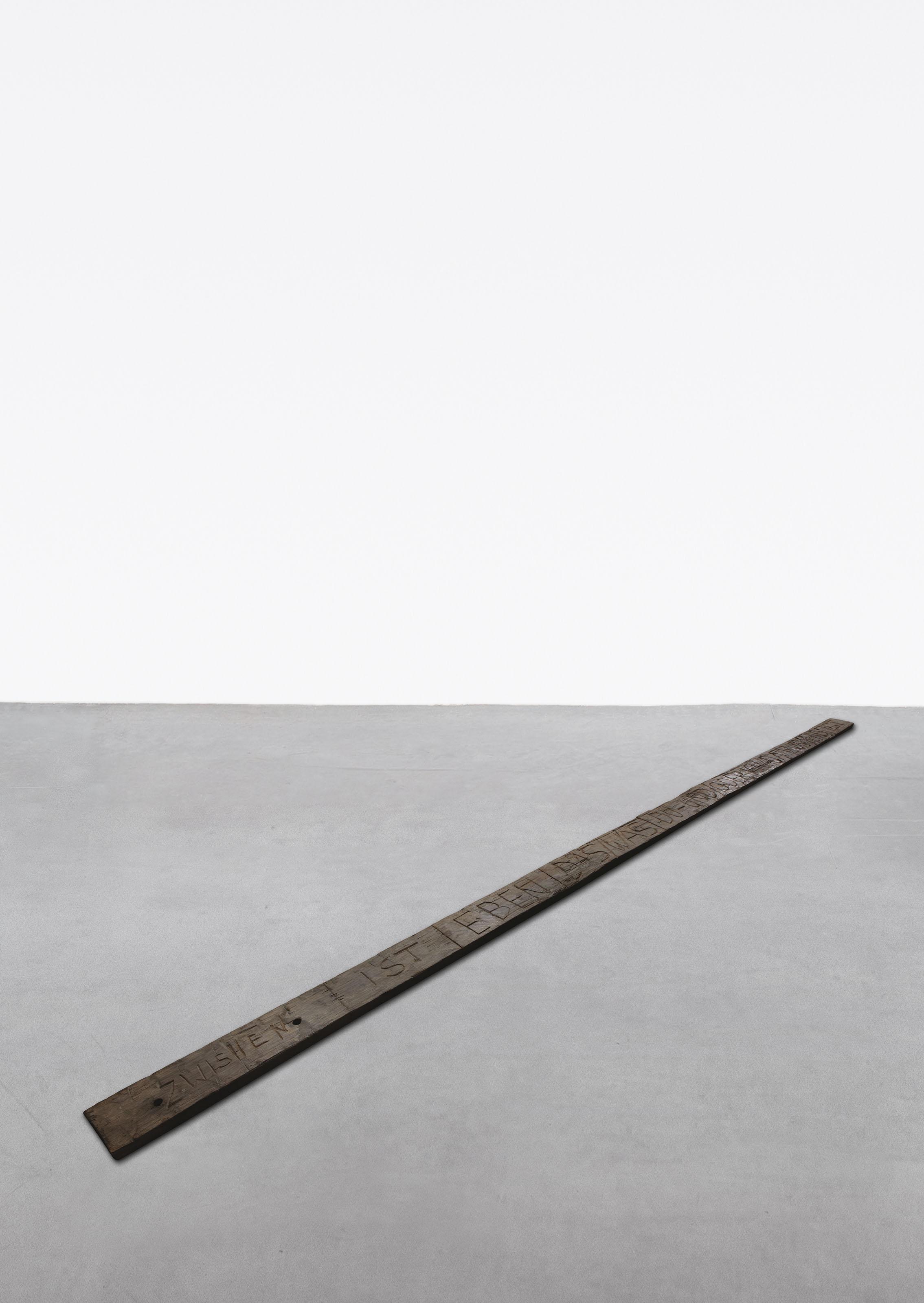 Bernd Lohaus - Untitled (ZWISCHEN IST EBEN DAS / WAS DU-UND / ODER ICH DA ZWISCHEN B IST)