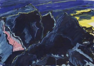 Bernd Zimmer - Gebirgslandschaft