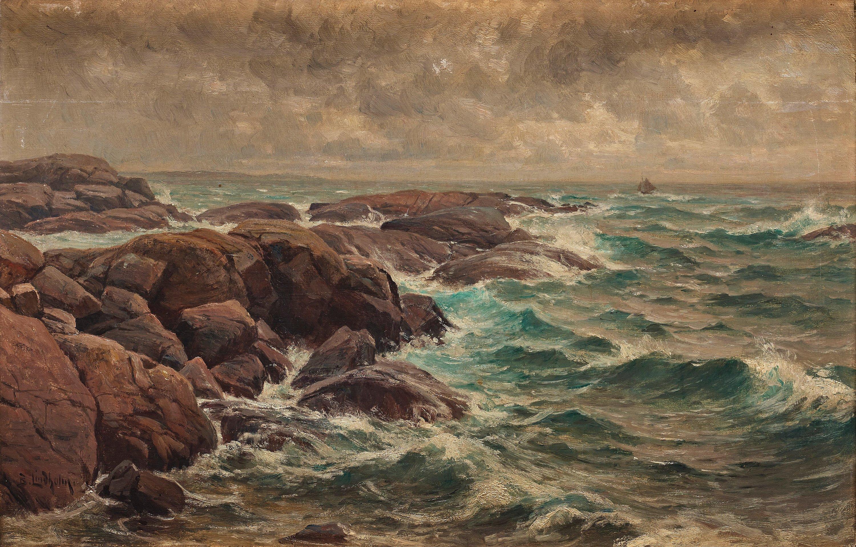 Berndt Lindholm - Seascape from Särö Nordanskog