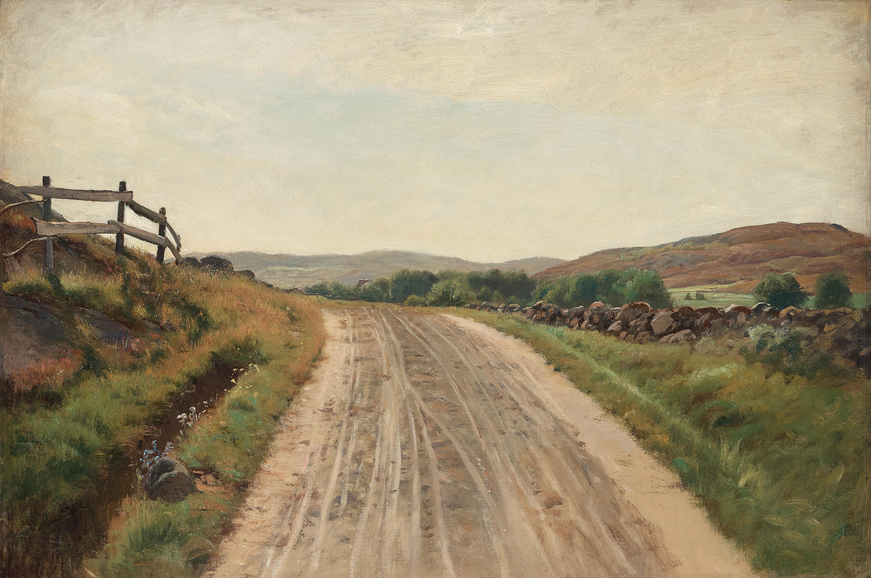 Berndt Lindholm - The road to Skarvik, Hisingen, Gothenburg