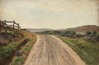 Berndt Lindholm - The road to Skarvik, Hisingen, Gothenburg