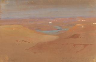 Bernhard Fiedler - Der Nil bei Assuan.