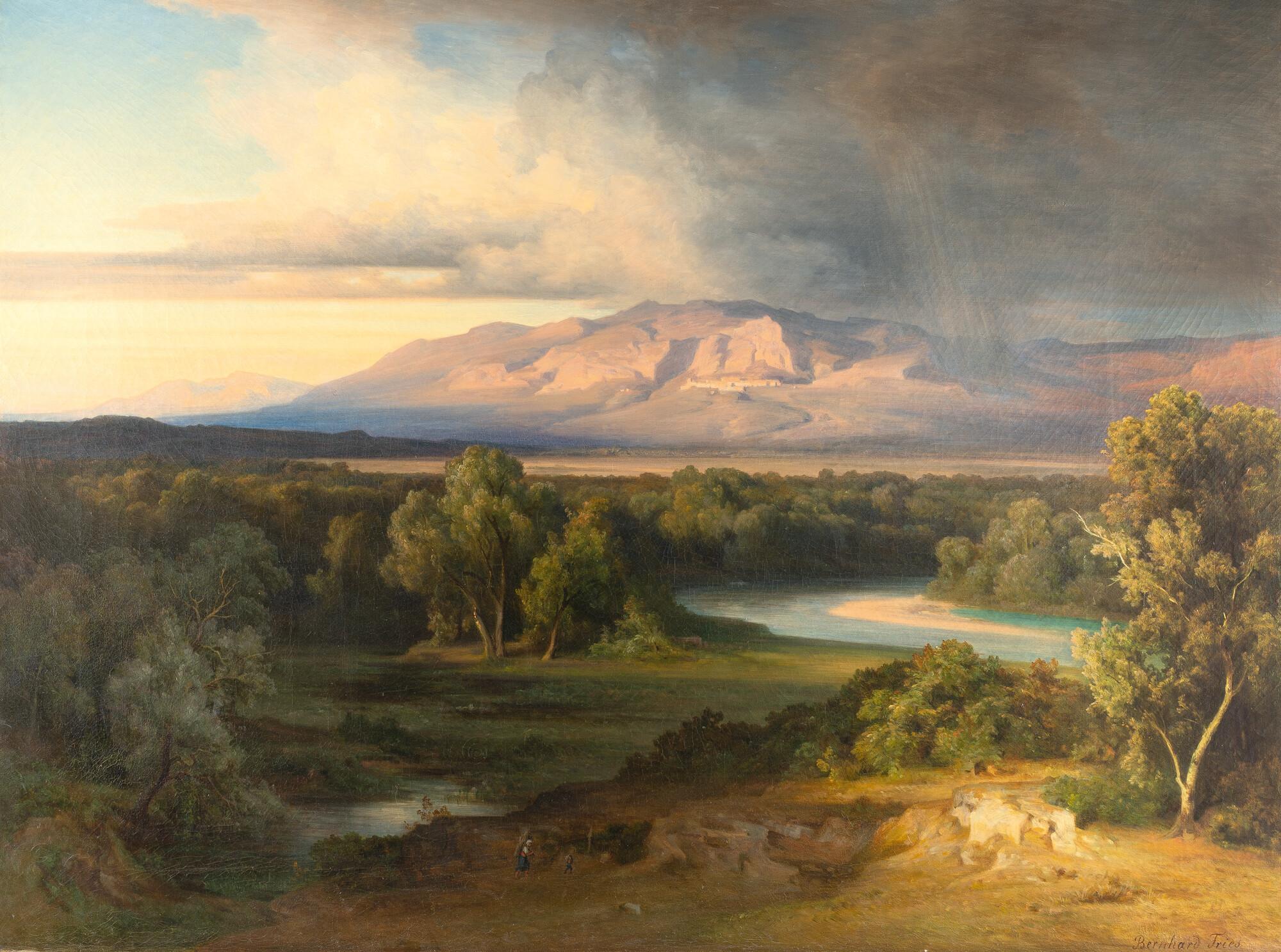 Bernhard Fries - Blick auf Narni