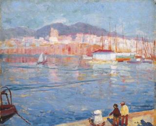 Bernhard Gutmann - Early Morning Mallorca (St. Catalina from the Pier)