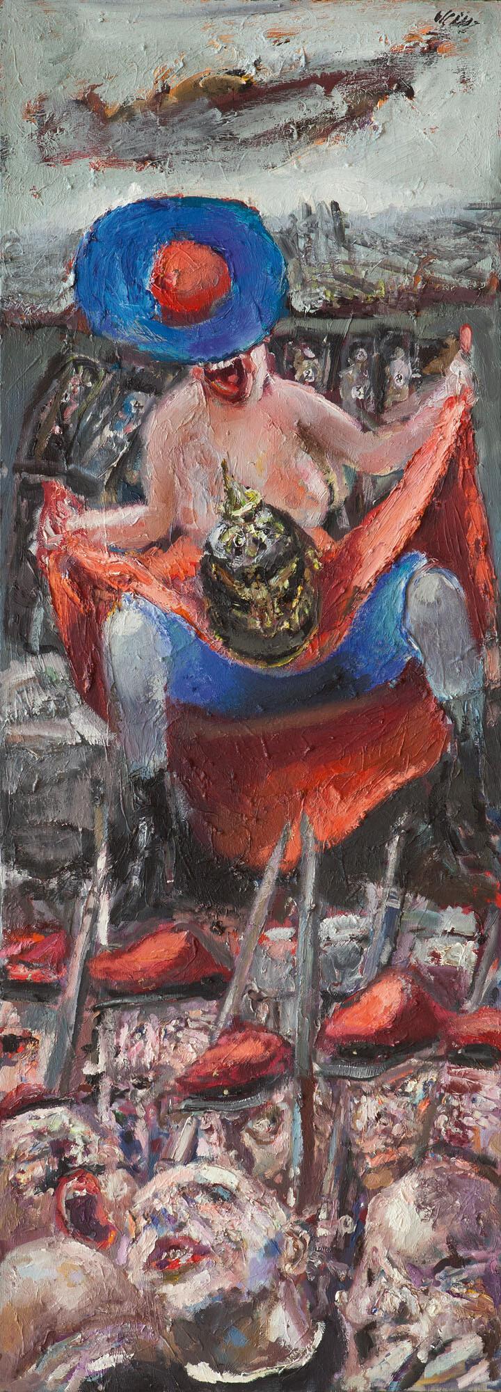 Bernhard Heisig - „Hure, Mörder und Soldaten (zur Pariser Commune)“.