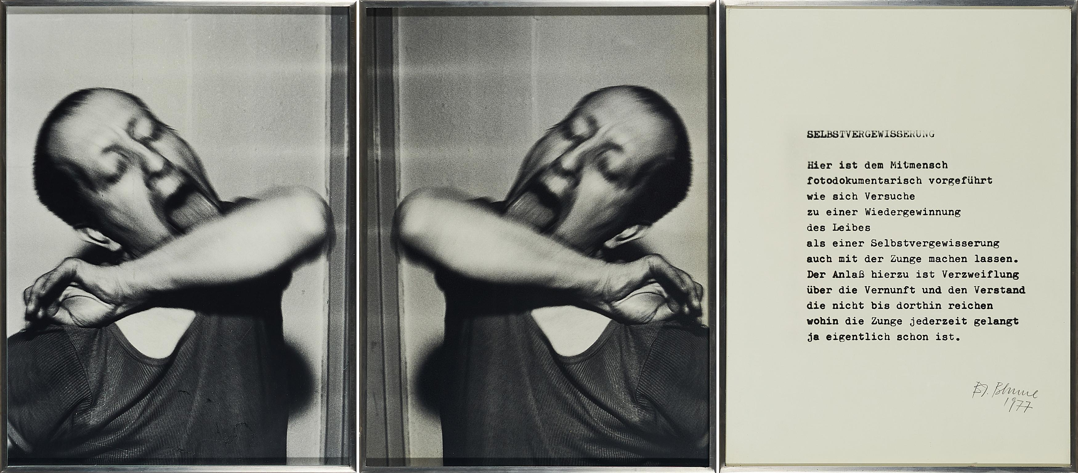 Bernhard Johannes Blume - Selbstvergewisserung.