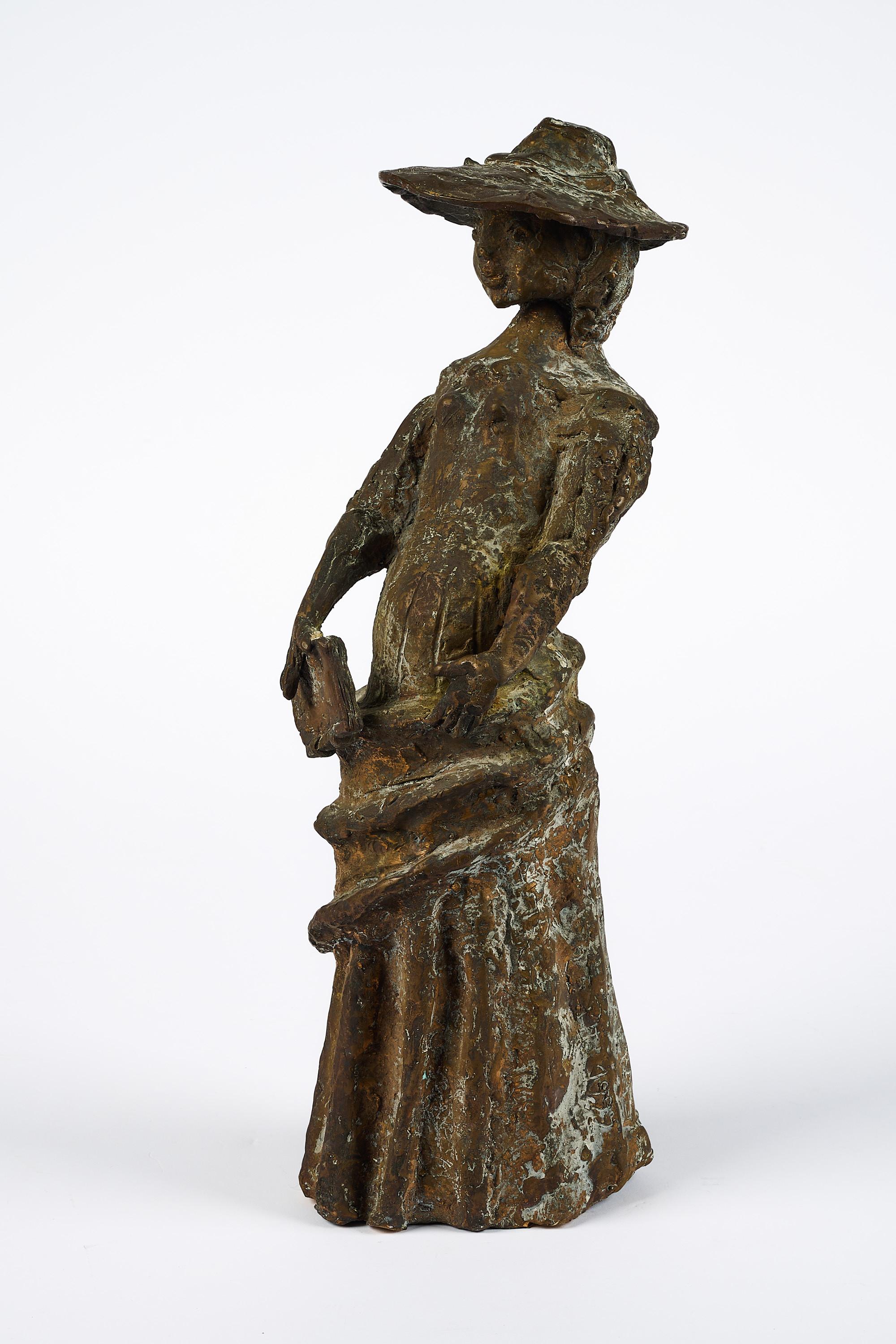 Bernhard Kleinhans - Frau mit Hut.