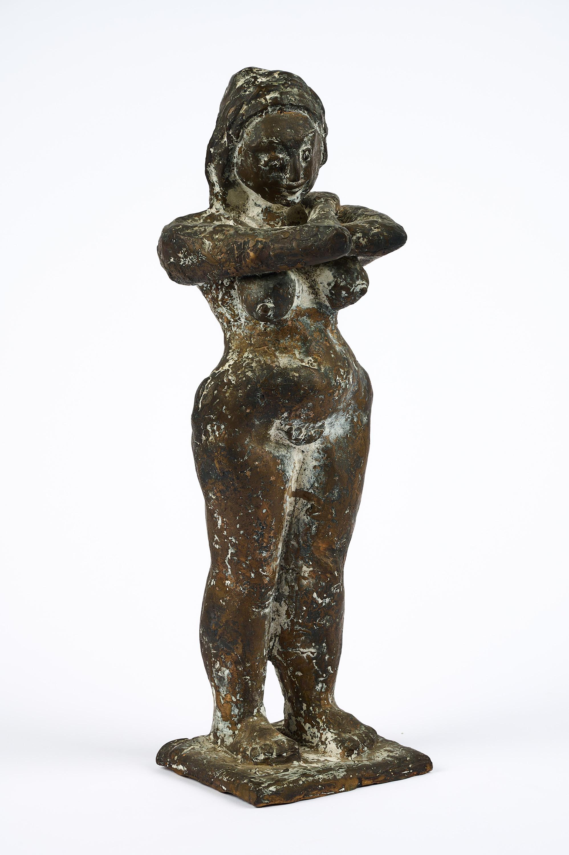 Bernhard Kleinhans - Stehender Frauenakt.