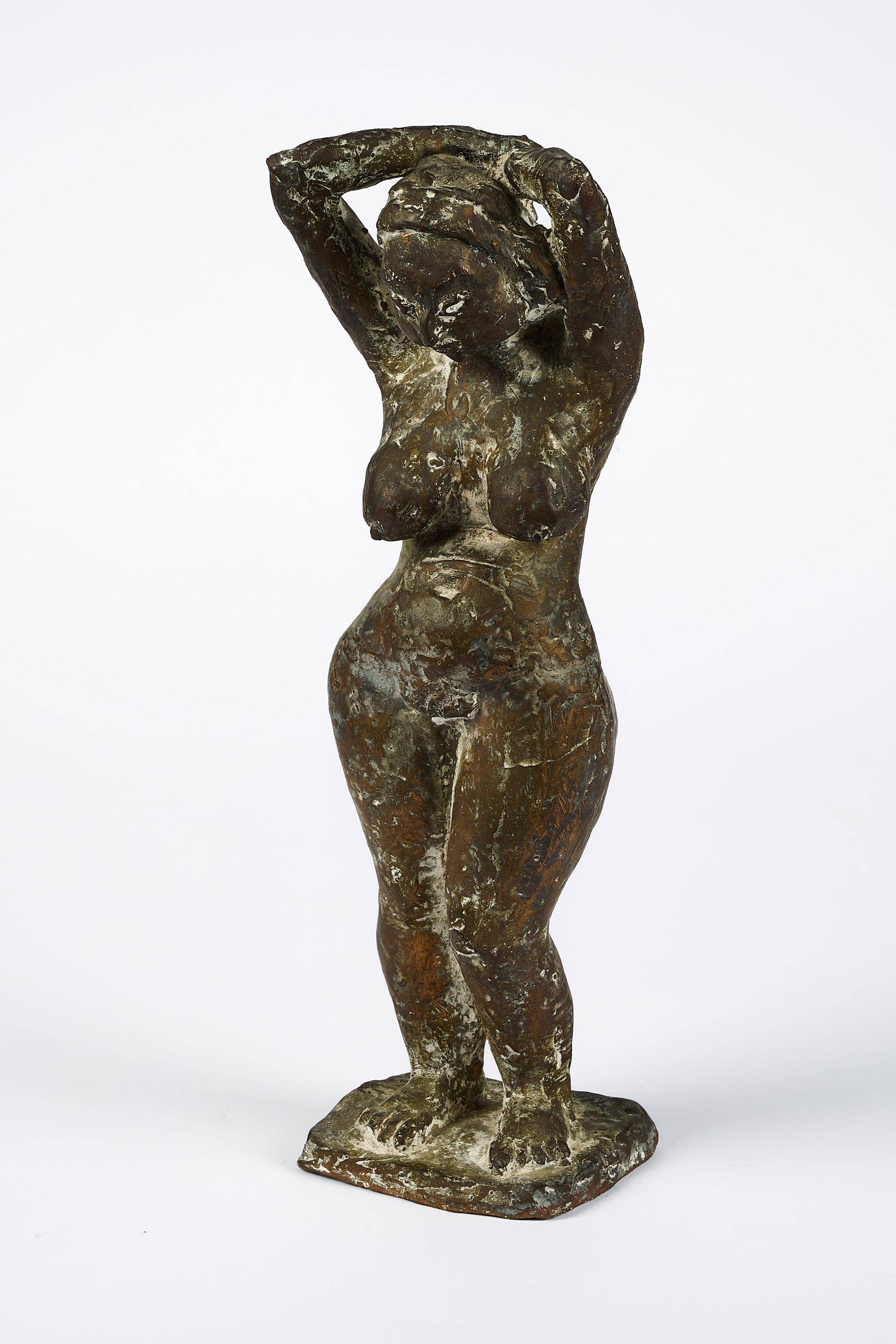 Bernhard Kleinhans - Stehender Frauenakt.