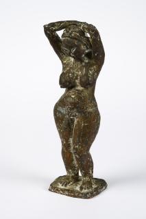 Bernhard Kleinhans - Stehender Frauenakt.