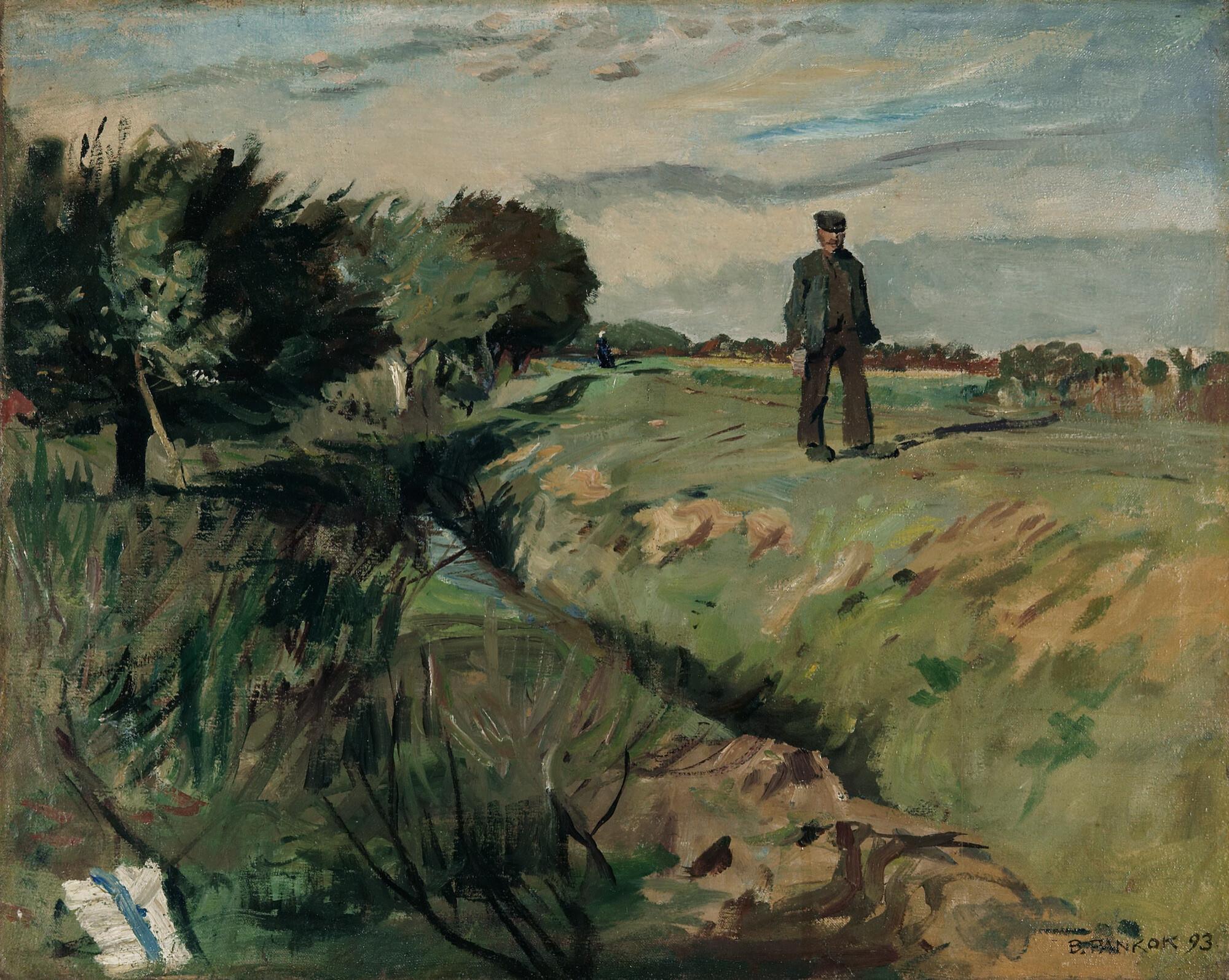 Bernhard Pankok - Am Bach.