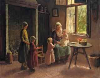 Bernhard Pothast - Flowers for the new arrival