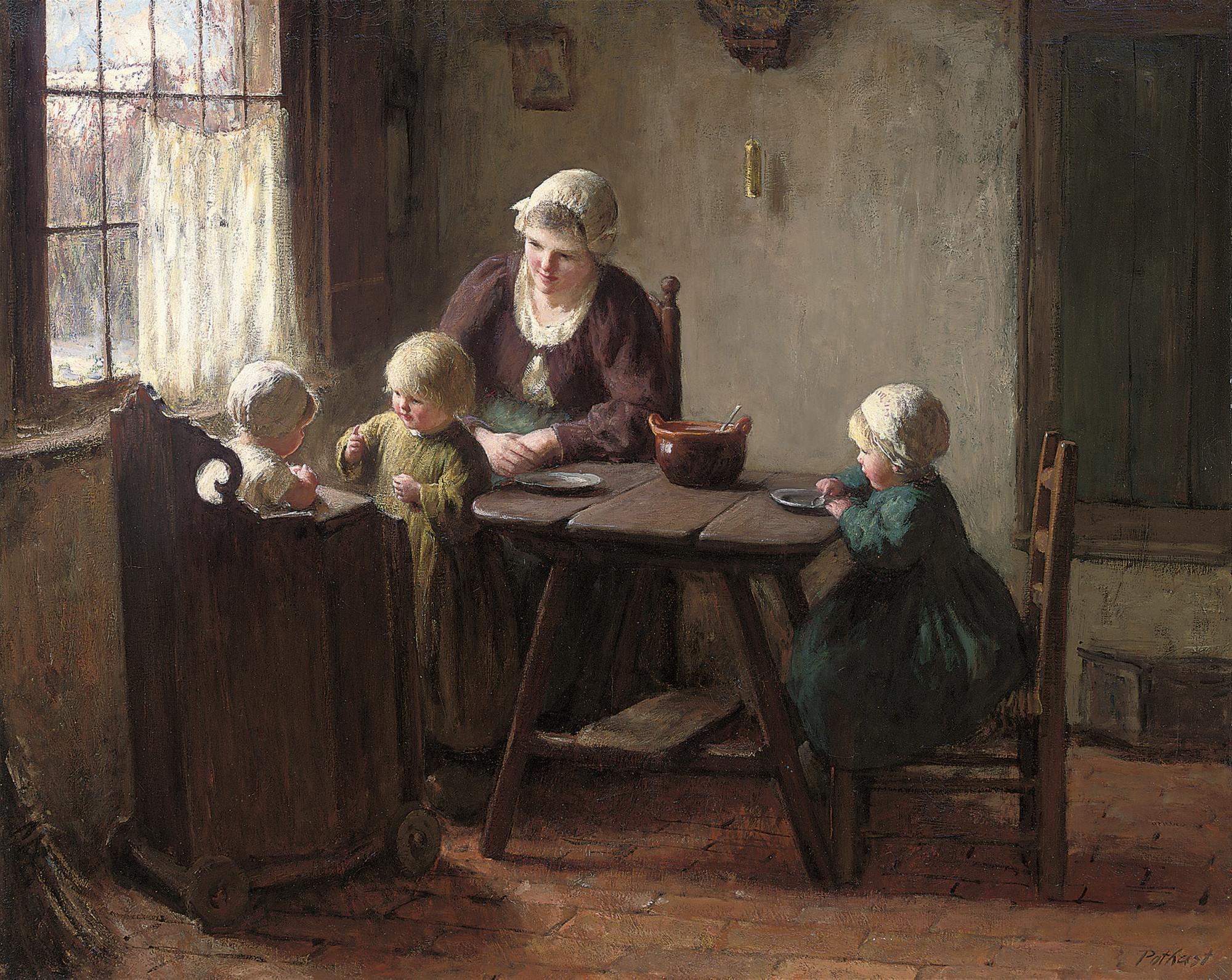 Bernhard Pothast - Teaching little sister