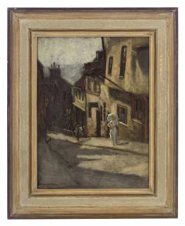 Bernhard Sickert, N.E.A.C. - A street in Lincoln