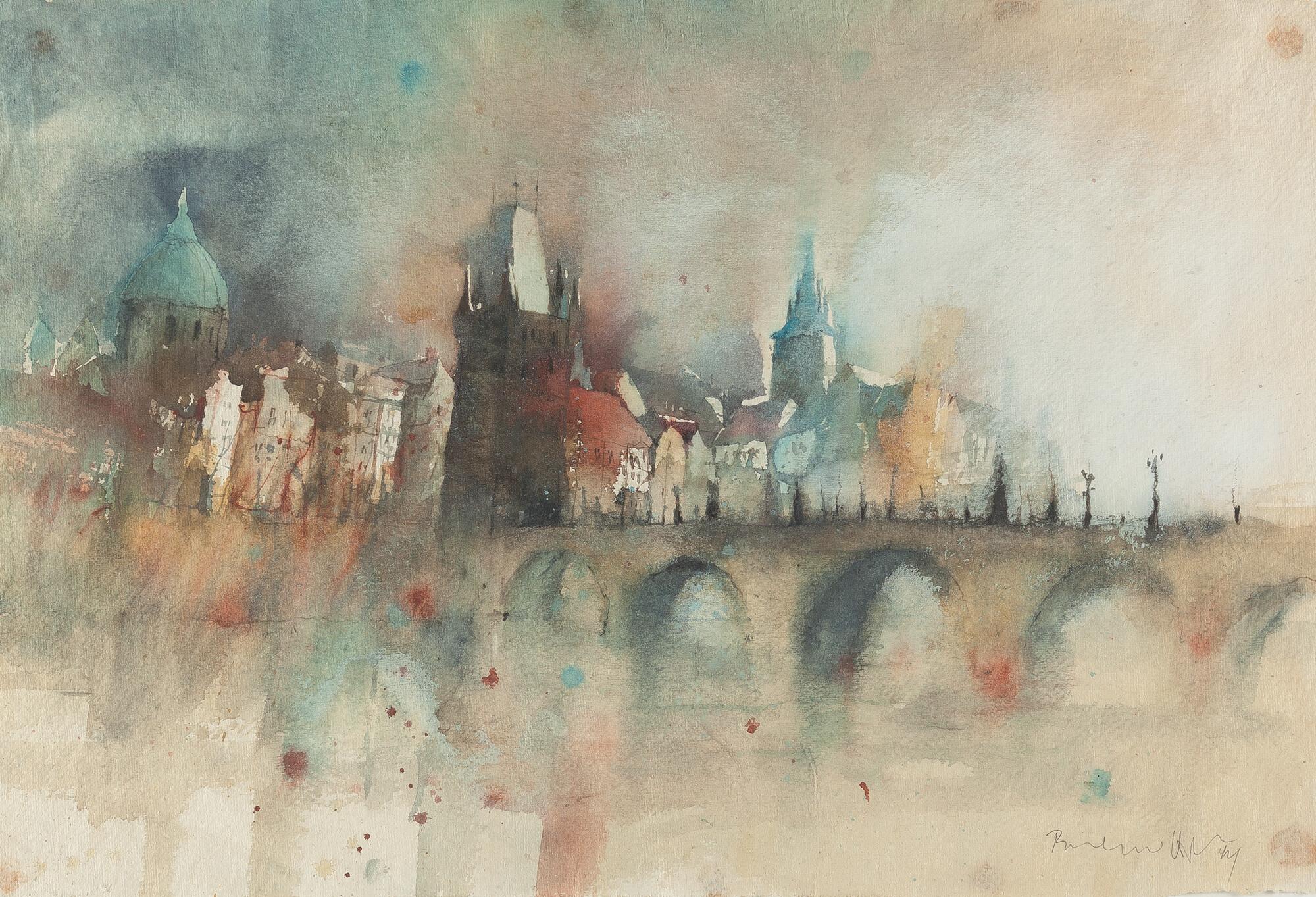 Bernhard Vogel - Ansicht von Prag