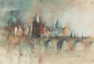 Bernhard Vogel - Ansicht von Prag