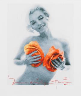 Bert Stern - Apricot Roses (Marilyn Monroe - The Last Sitting), 1962, printed 2008