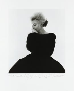 Bert Stern - Marilyn Monroe, Black Dior Dress, 1962