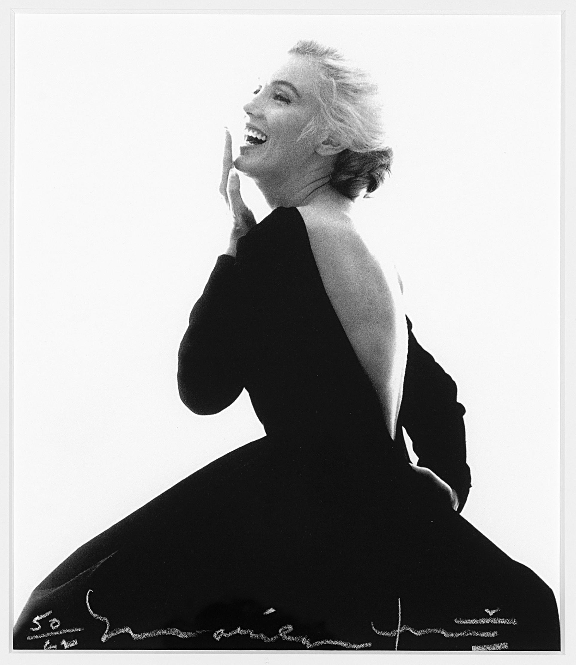 Bert Stern - Marilyn Monroe in black dress from the Last Sitting 1962