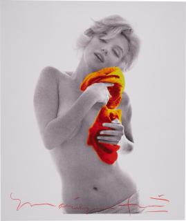 Bert Stern - \'Marilyn Monroe Orange Roses\', (From The Last Sitting For Vogue), 1962