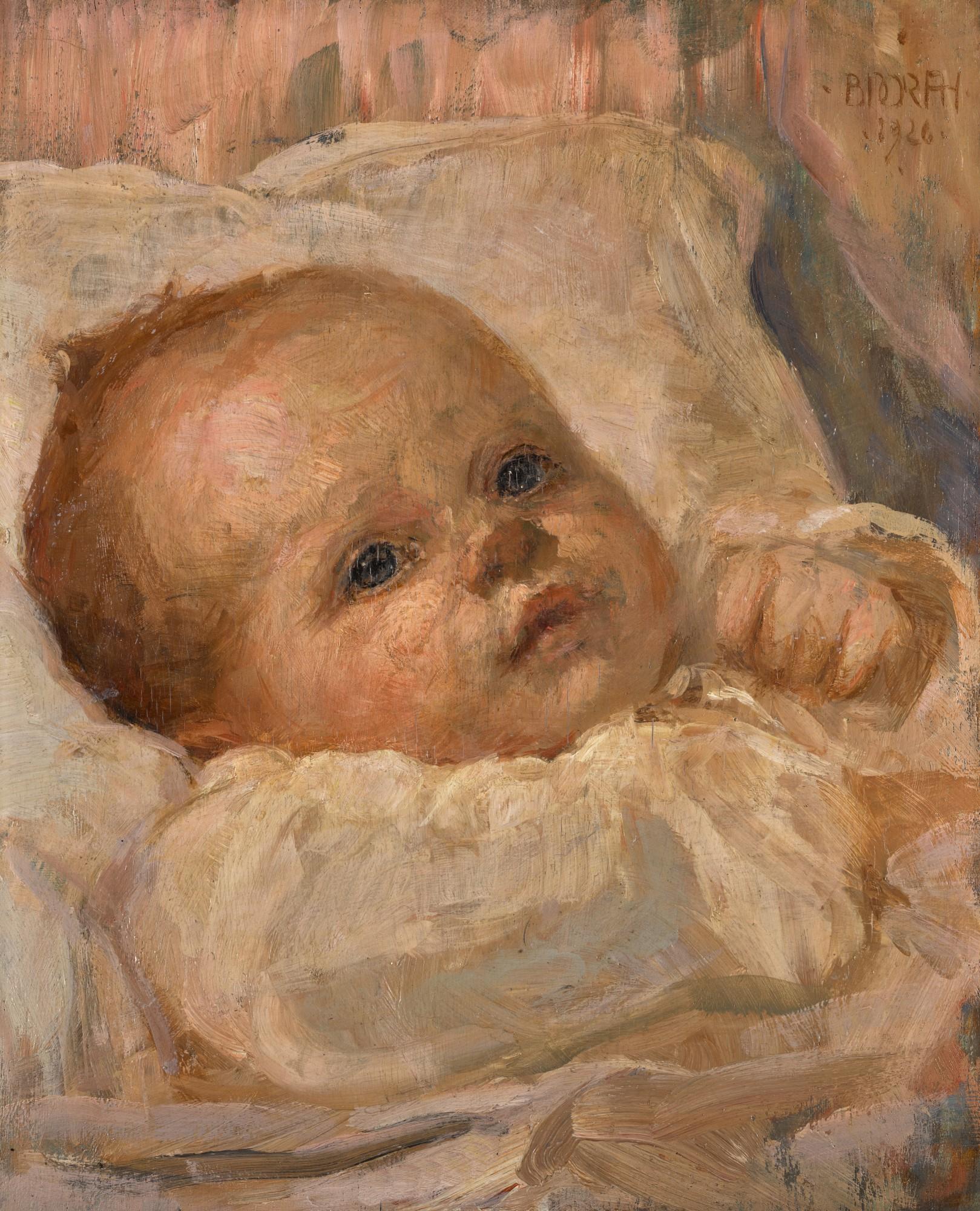 Bertha Dorph - A Baby\'s Head