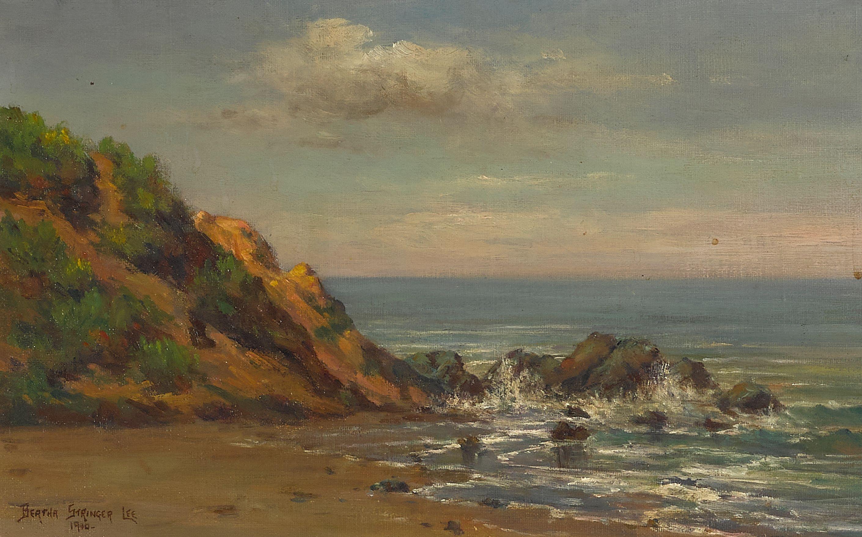 Bertha Stringer Lee - Calm Day on the Shore