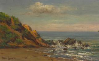 Bertha Stringer Lee - Calm Day on the Shore