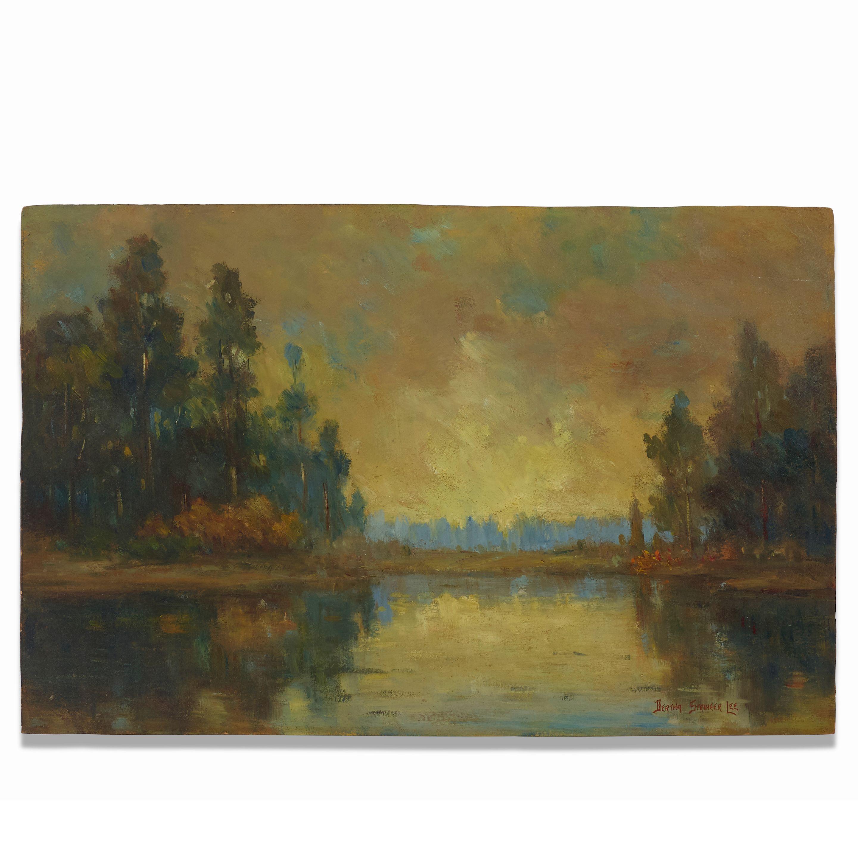 Bertha Stringer Lee - Lake Landscape