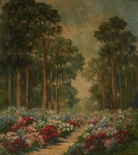 Bertha Stringer Lee - Rhododendrons, Golden Gate Park