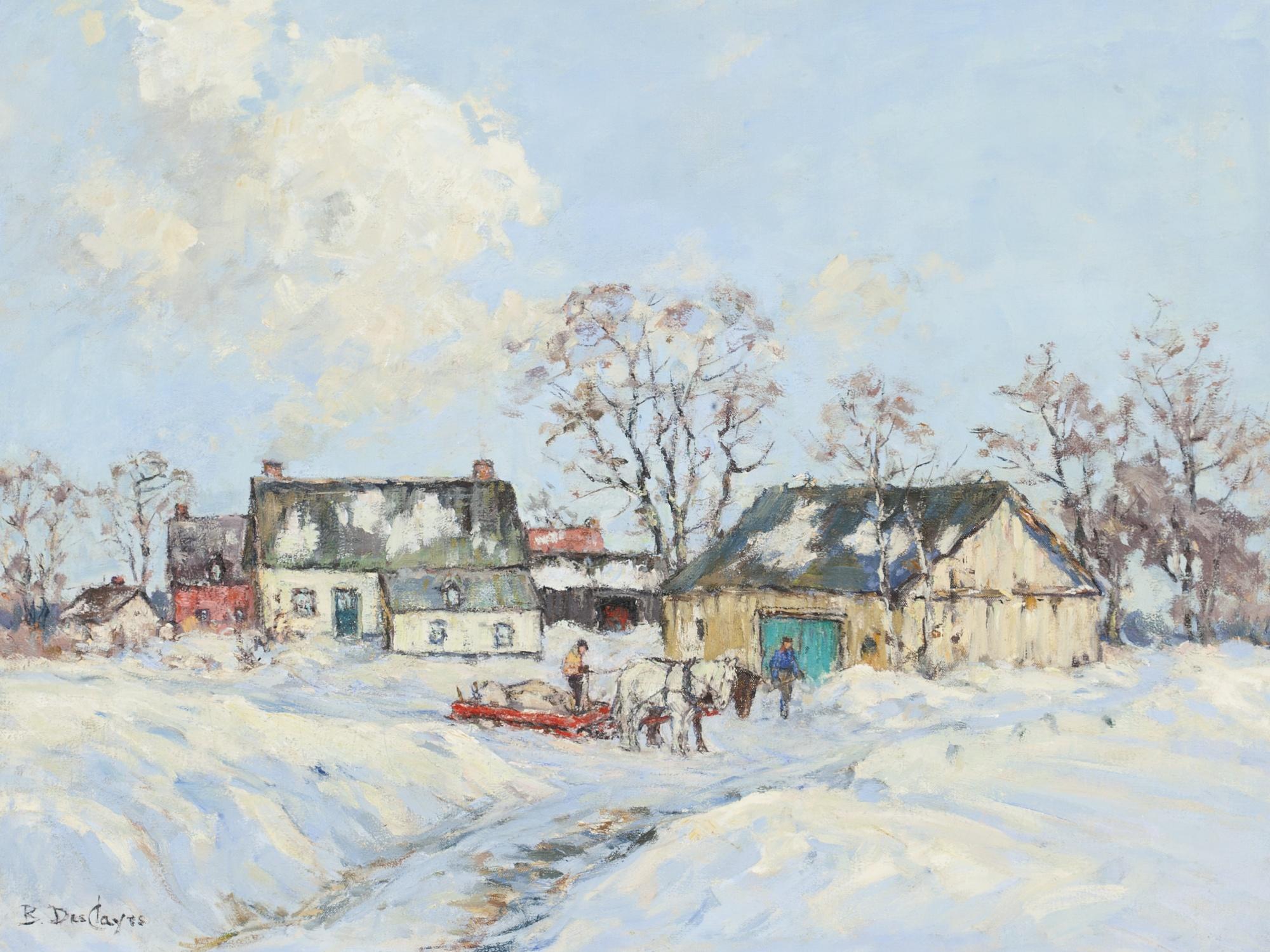 Berthe Des Clayes - Winter Landscape