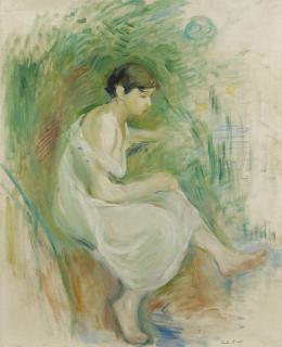 Berthe Morisot - Baigneuse En Chemise