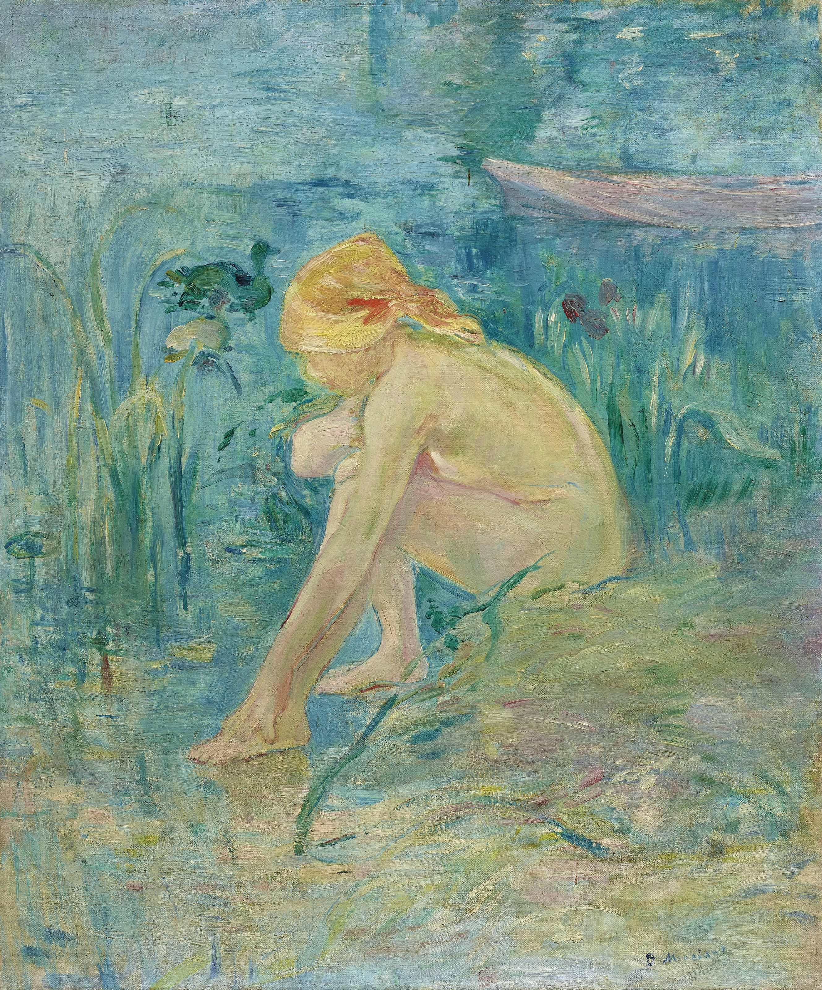Berthe Morisot - Baigneuse