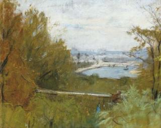 Berthe Morisot - Coin de Paris, Vue de Passy