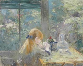 Berthe Morisot - Dans la véranda