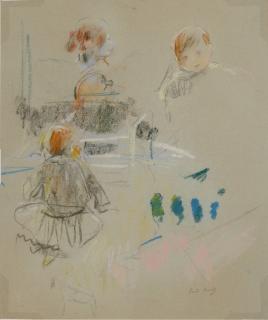 Berthe Morisot - Etude d\'enfant