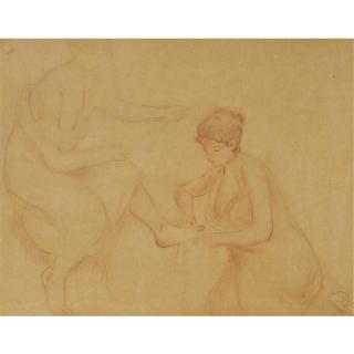 Berthe Morisot - Étude Pour Le Bain